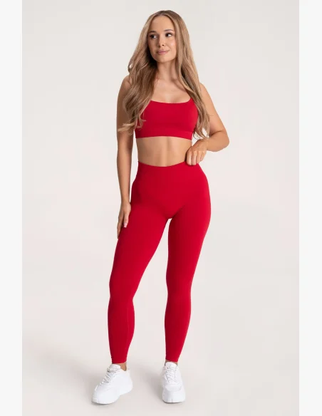 Gym Glamour Leggings Second Skin push up Red
