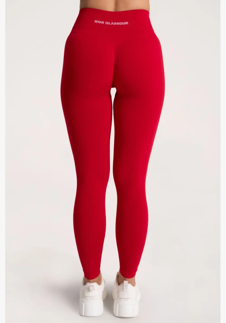 Gym Glamour Leggings Second Skin push up Red