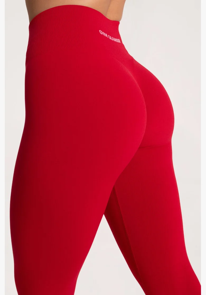 Gym Glamour Leggings Second Skin push up Red