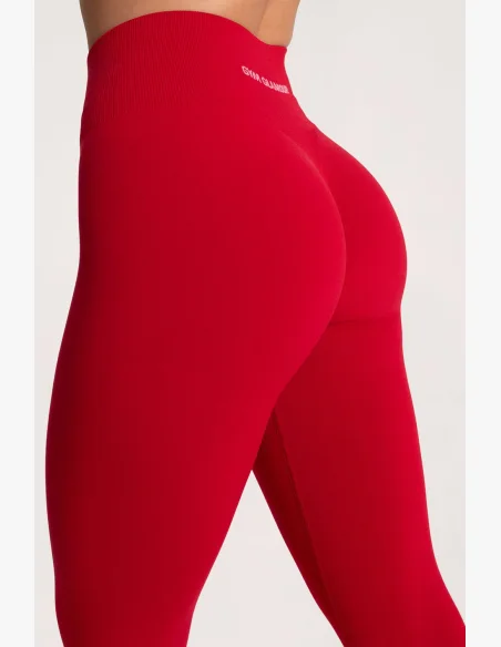Gym Glamour Leggings Second Skin push up Red
