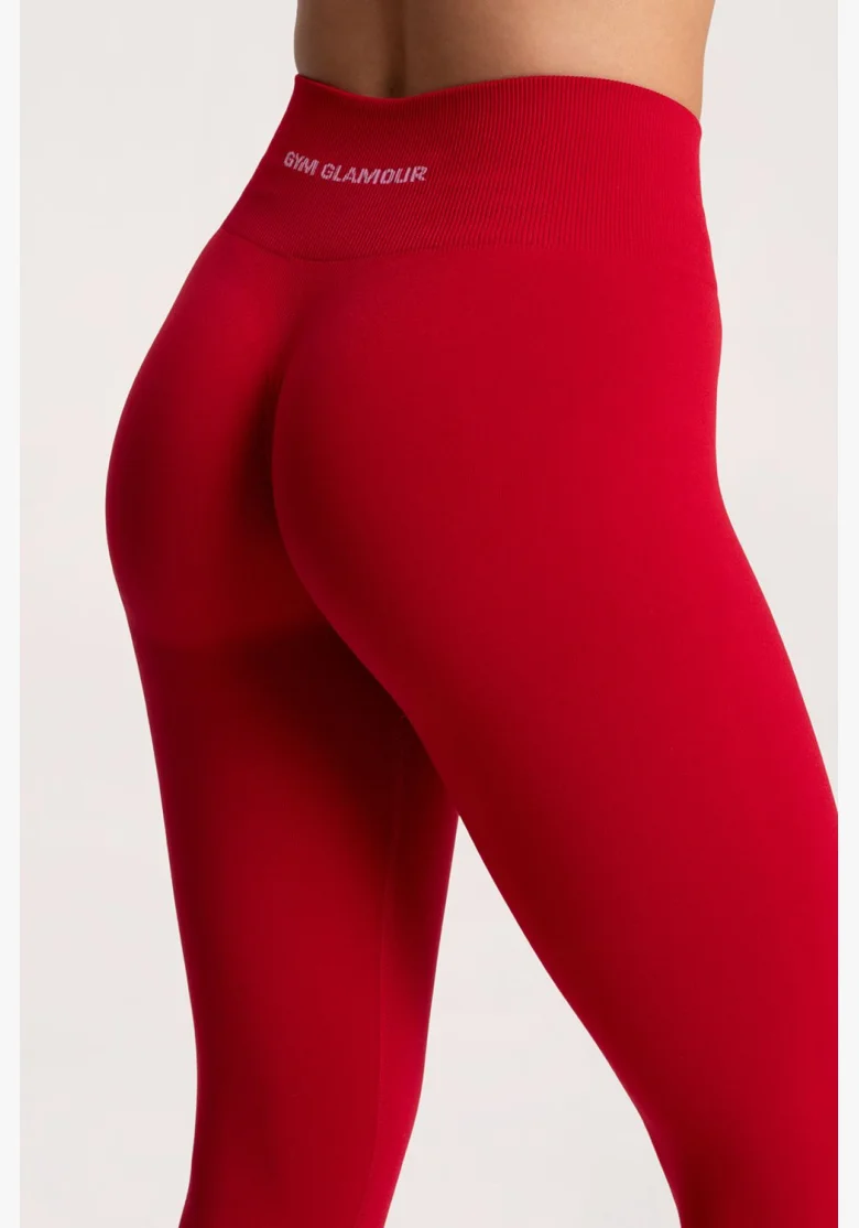 Gym Glamour Leggings Second Skin push up Red