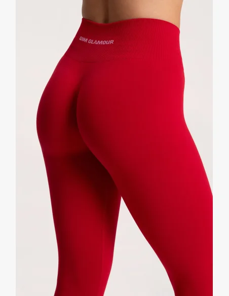 Gym Glamour Leggings Second Skin push up Red
