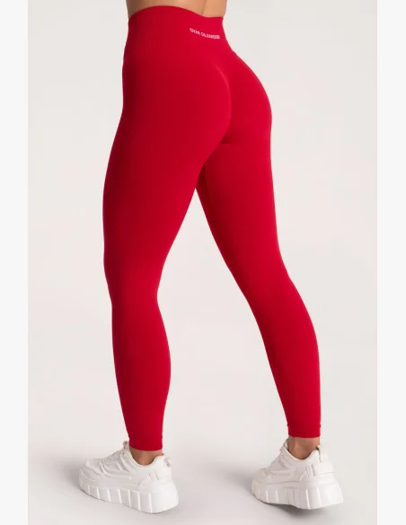 Gym Glamour Leggings Second Skin push up Red