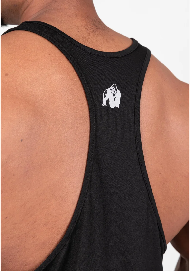 Gorilla Wear men's tank top Casper Stringer – black / red