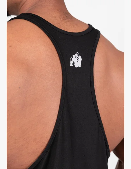 Gorilla Wear men's tank top Casper Stringer – black / red