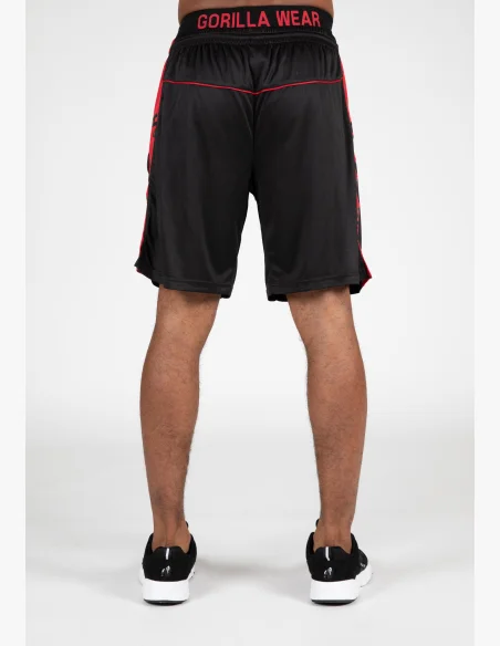 Gorilla Wear men's shorts Atlanta – black/red