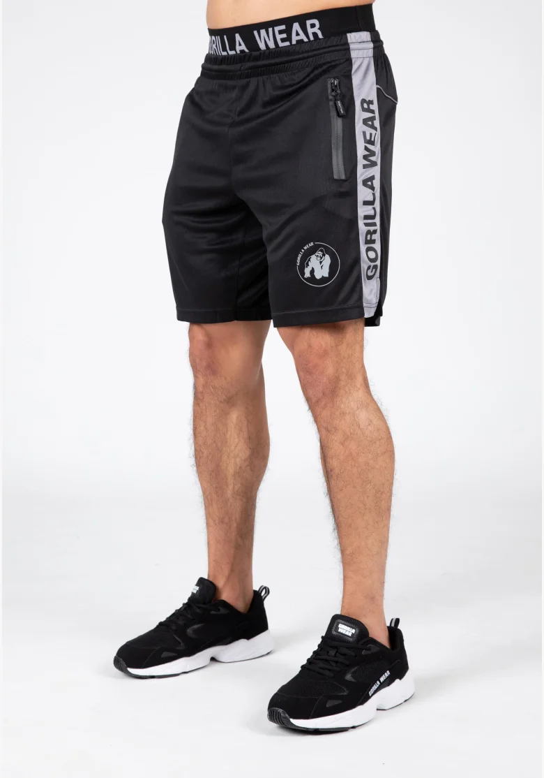 Gorilla Wear men's shorts Atlanta – black/grey