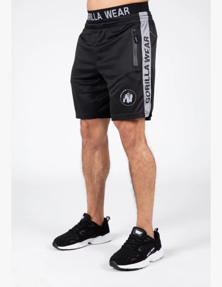 Gorilla Wear men's shorts Atlanta – black/grey