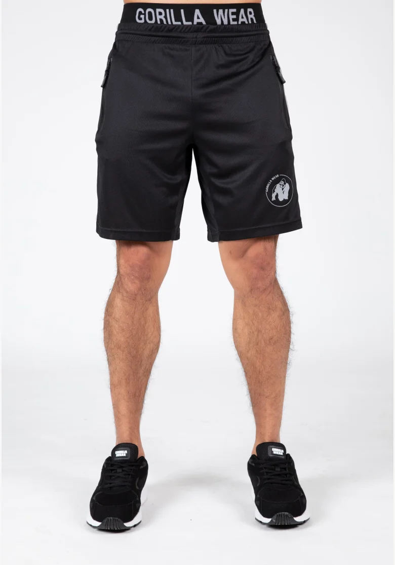 Gorilla Wear men's shorts Atlanta – black/grey