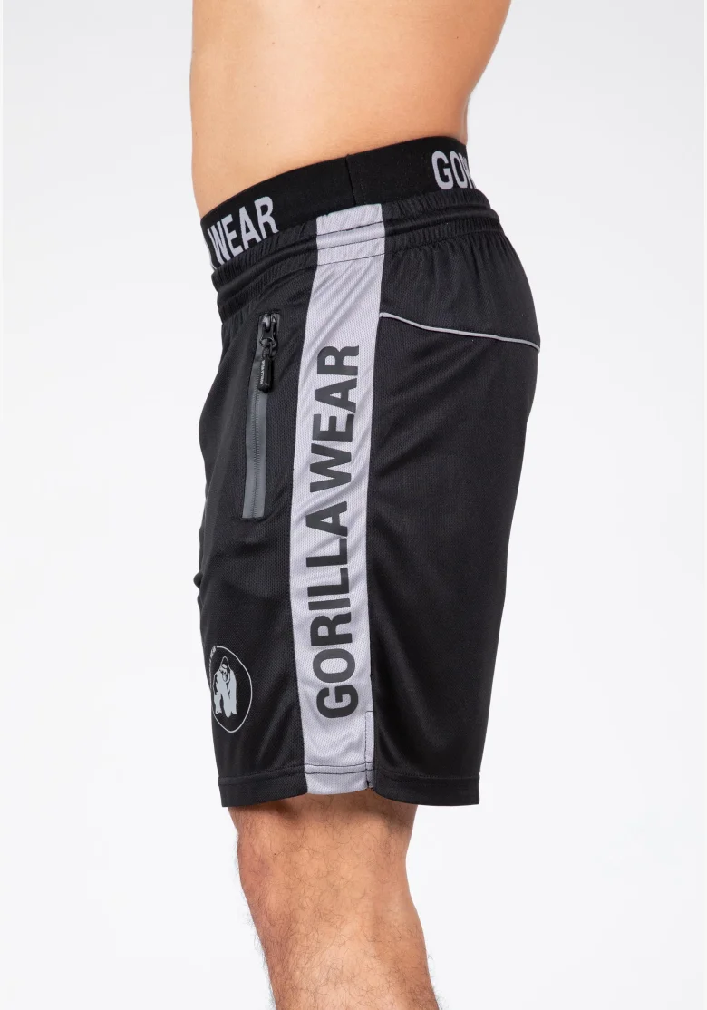 Gorilla Wear men's shorts Atlanta – black/grey