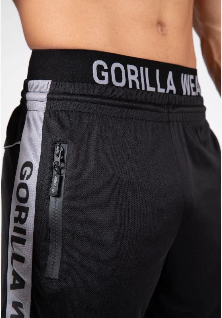 Gorilla Wear men's shorts Atlanta – black/grey