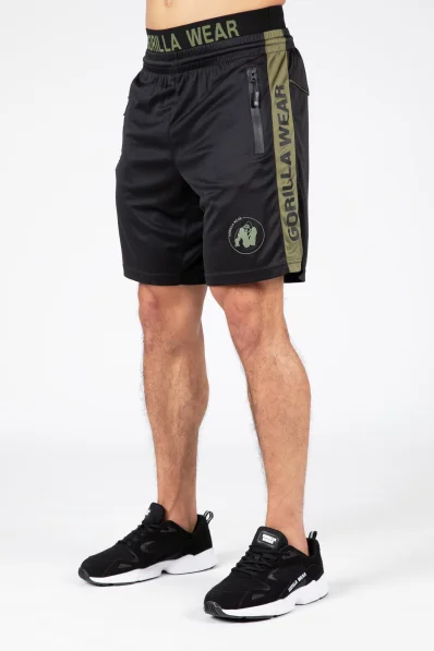 Gorilla Wear men's shorts Atlanta – black/green