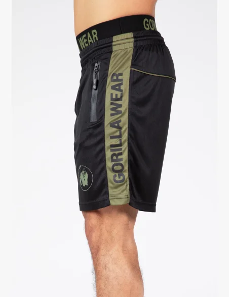 Gorilla Wear men's shorts Atlanta – black/green