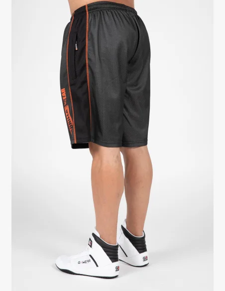Gorilla Wear men's Wallace Mesh shorts – gray / orange