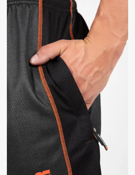 Gorilla Wear men's Wallace Mesh shorts – gray / orange
