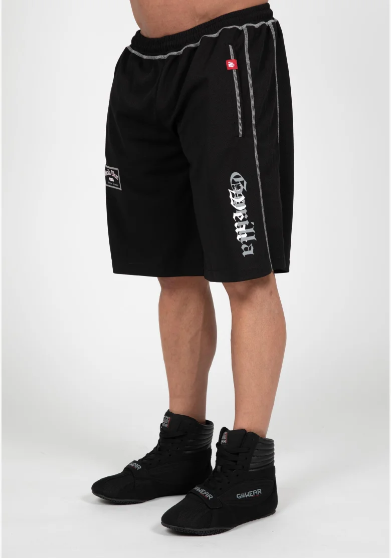 Gorilla Wear men's Marlow Mesh shorts – black / gray