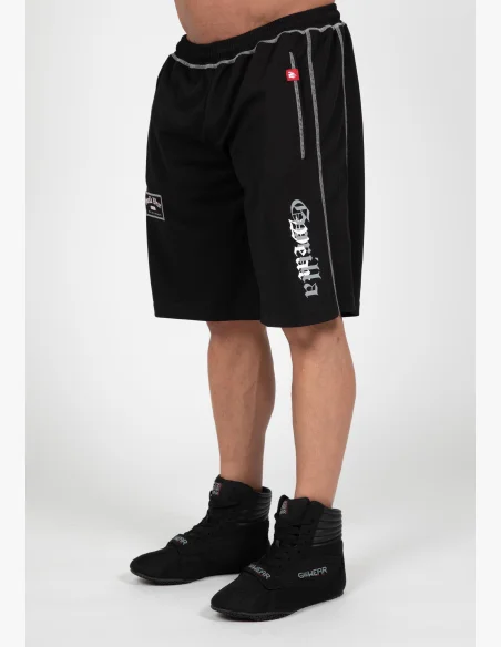 Gorilla Wear men's Marlow Mesh shorts – black / gray