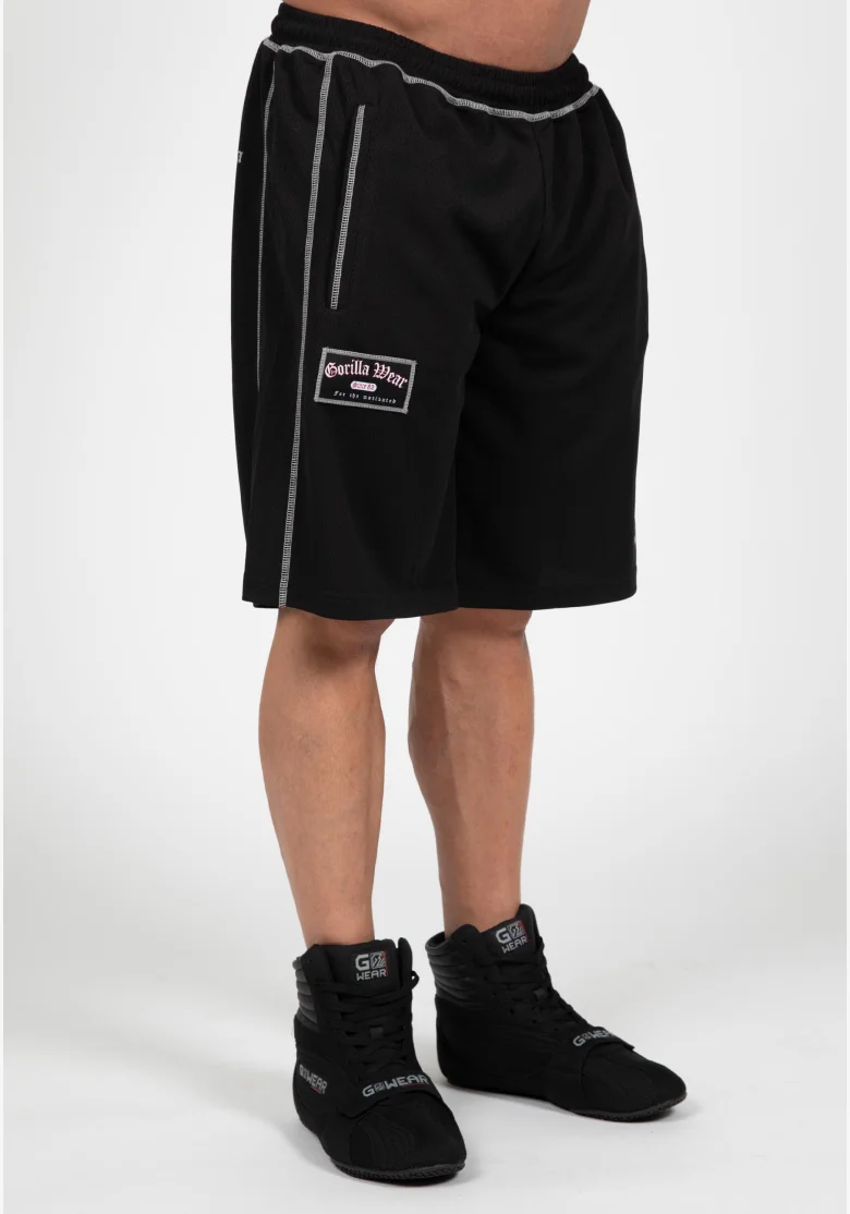 Gorilla Wear men's Marlow Mesh shorts – black / gray