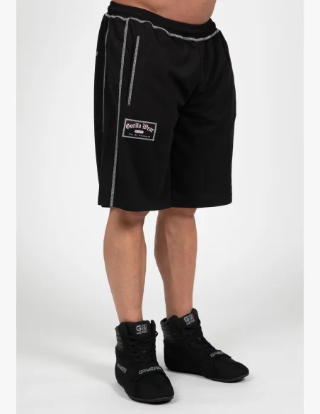 Gorilla Wear men's Marlow Mesh shorts – black / gray