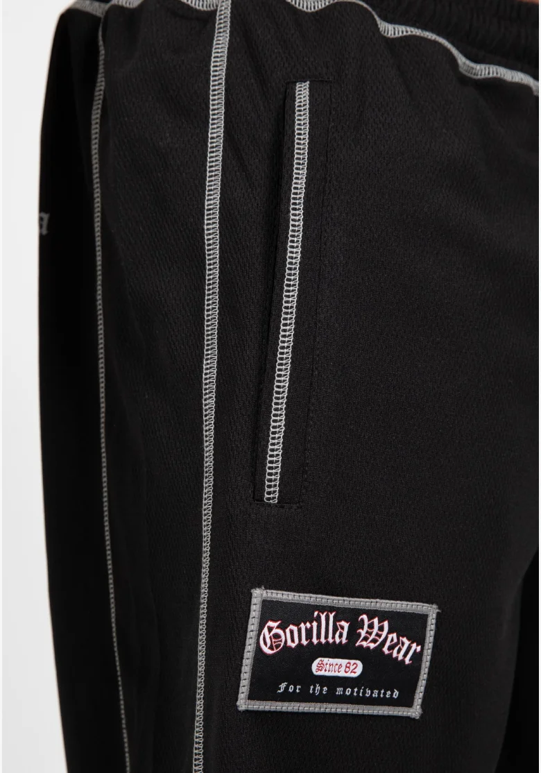 Gorilla Wear men's Marlow Mesh shorts – black / gray