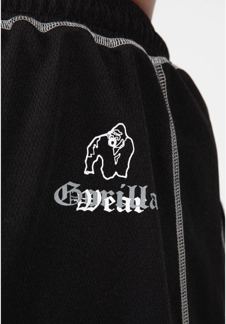 Gorilla Wear men's Marlow Mesh shorts – black / gray