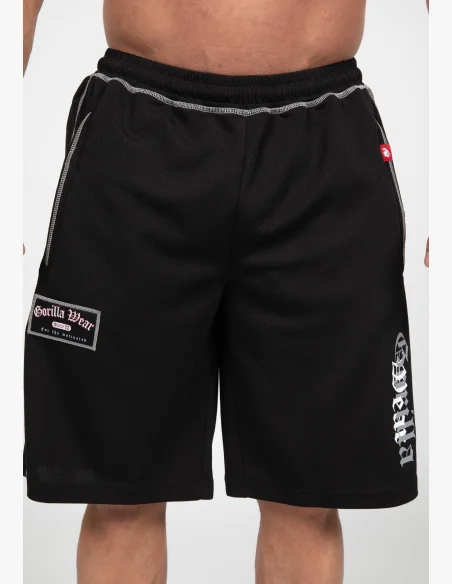 Gorilla Wear men's Marlow Mesh shorts – black / gray