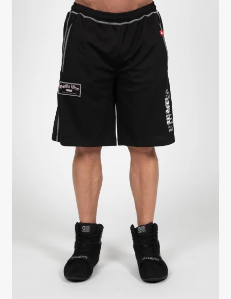 Gorilla Wear men's Marlow Mesh shorts – black / gray