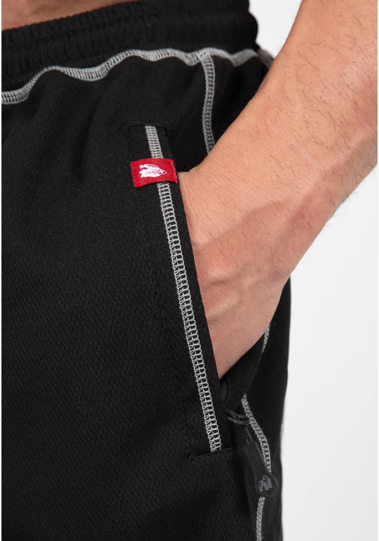 Gorilla Wear men's Marlow Mesh shorts – black / gray