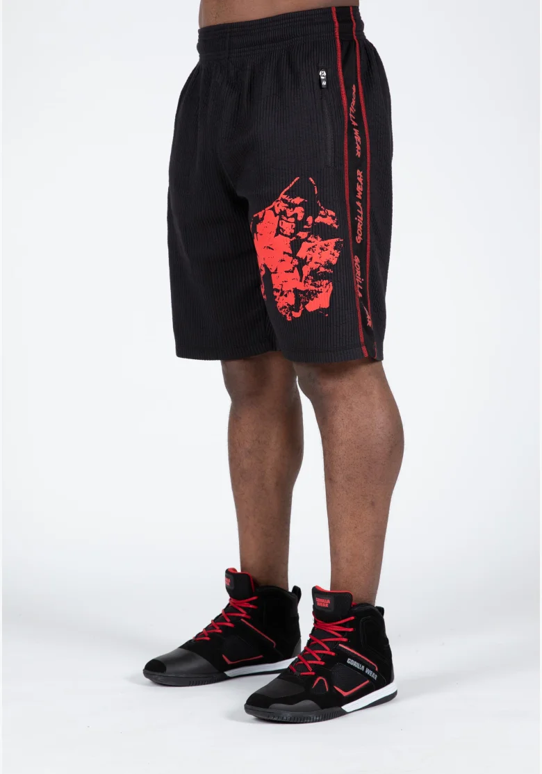 Gorilla Wear men's shorts Buffalo Old School – black / red