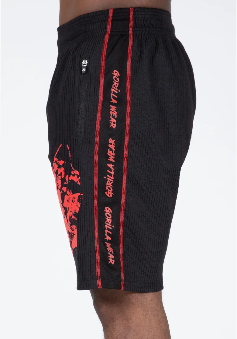 Gorilla Wear men's shorts Buffalo Old School – black / red