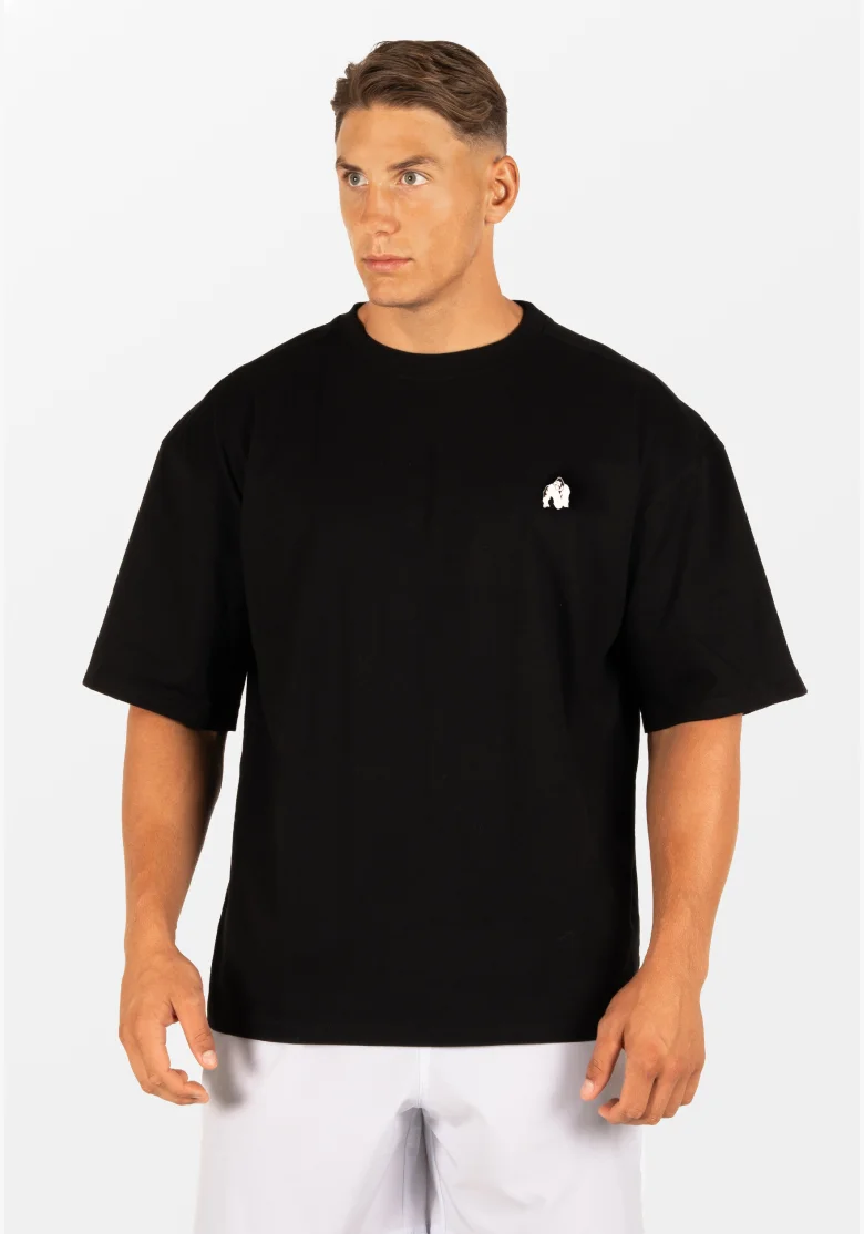 Gorilla Wear men's oversized t-shirt Kingston – black
