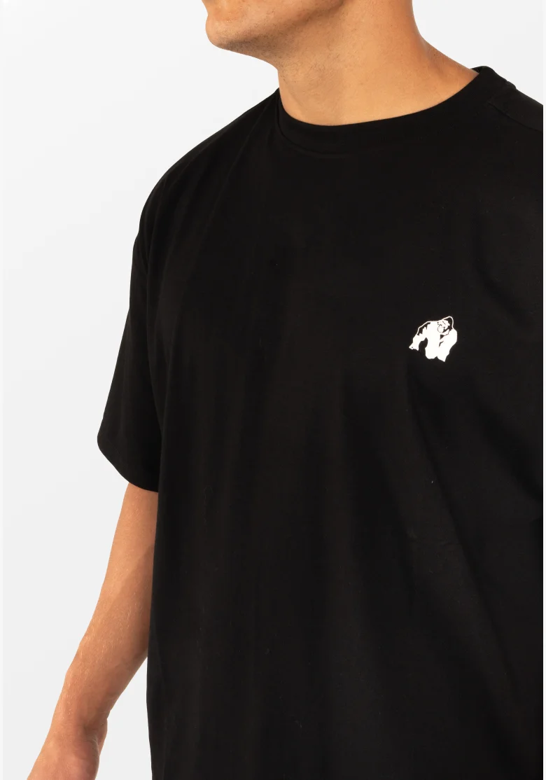 Gorilla Wear men's oversized t-shirt Kingston – black