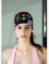 The KFIT headband is made of breathable and lightweight material that dries quickly and wicks away sweat.