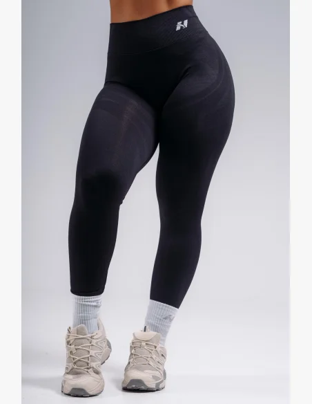 NEBBIA High-waist extra push-up leggings PRIMAL black