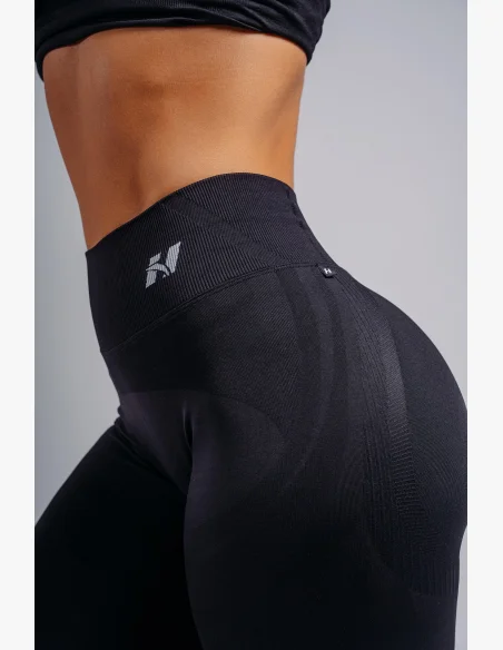 NEBBIA High-waist extra push-up leggings PRIMAL black