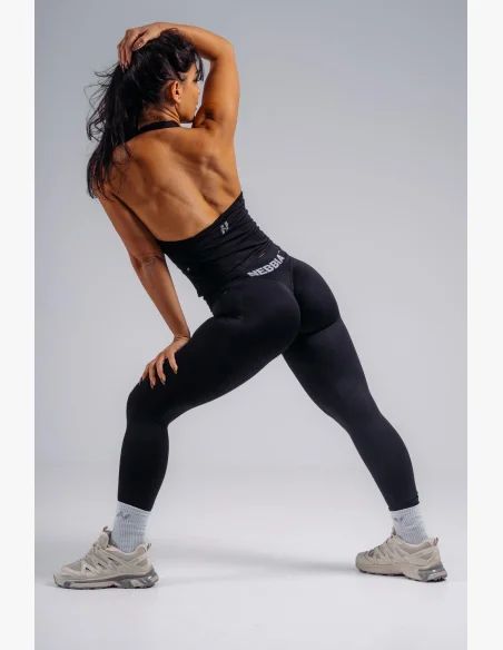 NEBBIA High-waist extra push-up leggings PRIMAL black