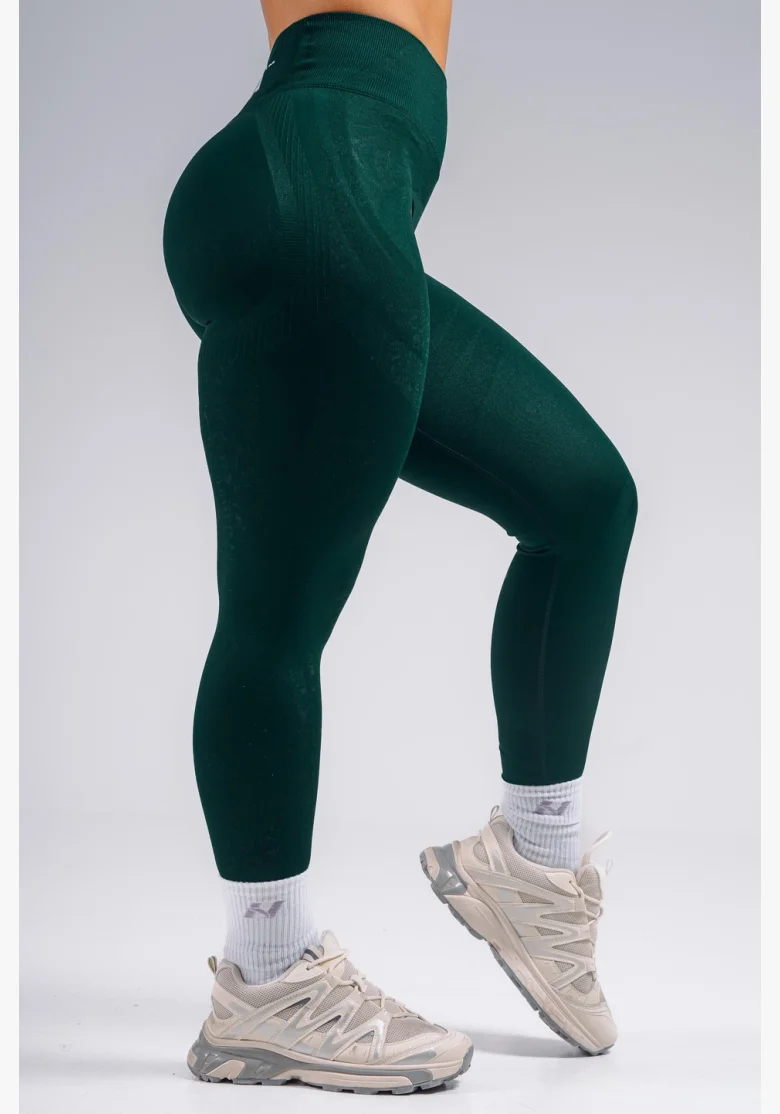 NEBBIA High-waist extra push-up leggings PRIMAL green