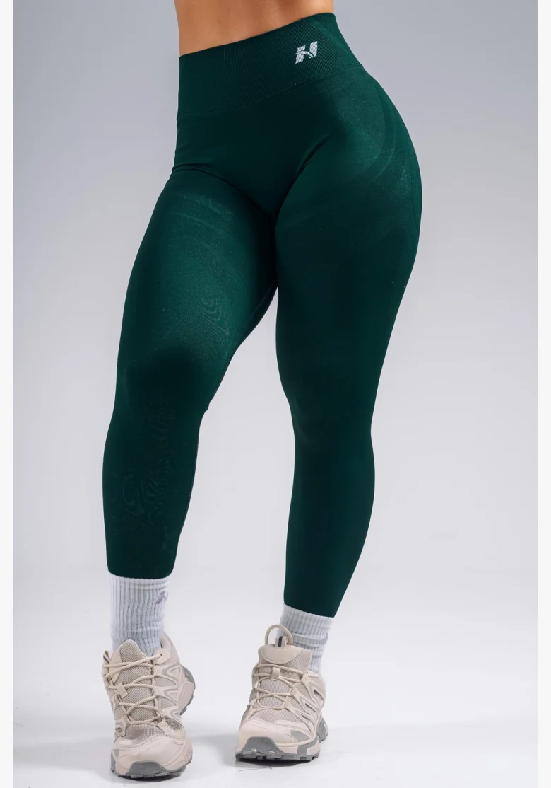NEBBIA High-waist extra push-up leggings PRIMAL green