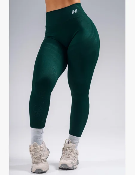 NEBBIA High-waist extra push-up leggings PRIMAL green