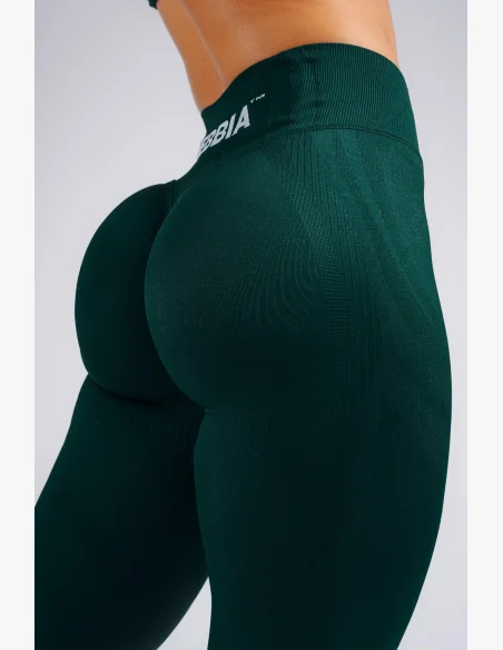NEBBIA High-waist extra push-up leggings PRIMAL green