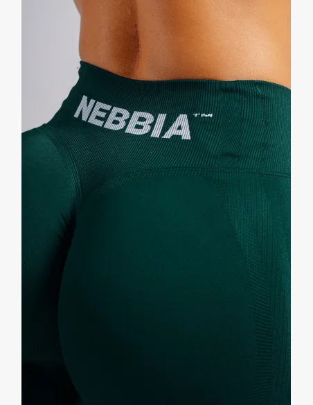 NEBBIA High-waist extra push-up leggings PRIMAL green