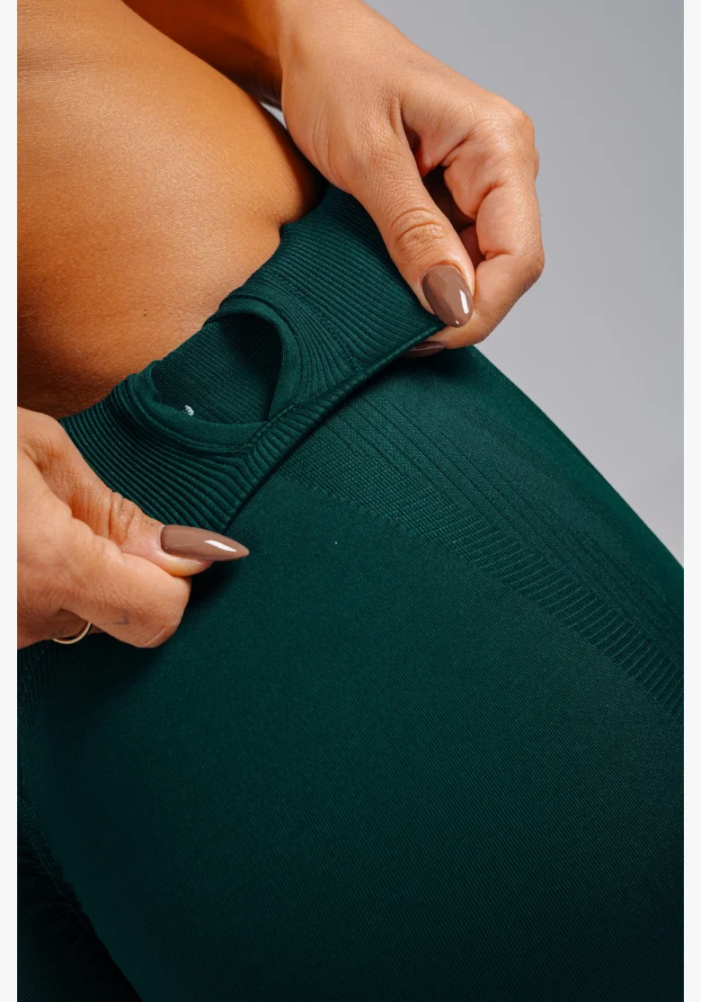 NEBBIA High-waist extra push-up leggings PRIMAL green