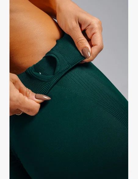 NEBBIA High-waist extra push-up leggings PRIMAL green