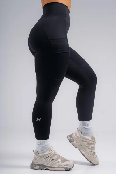 NEBBIA High-waist shaping leggings with pockets PRIMAL black 2