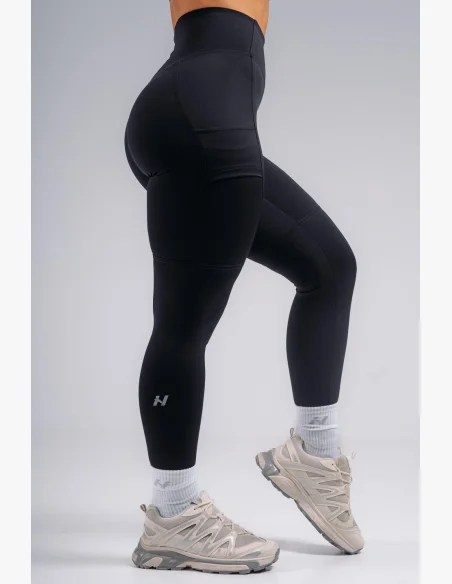 NEBBIA High-waist shaping leggings with pockets PRIMAL black