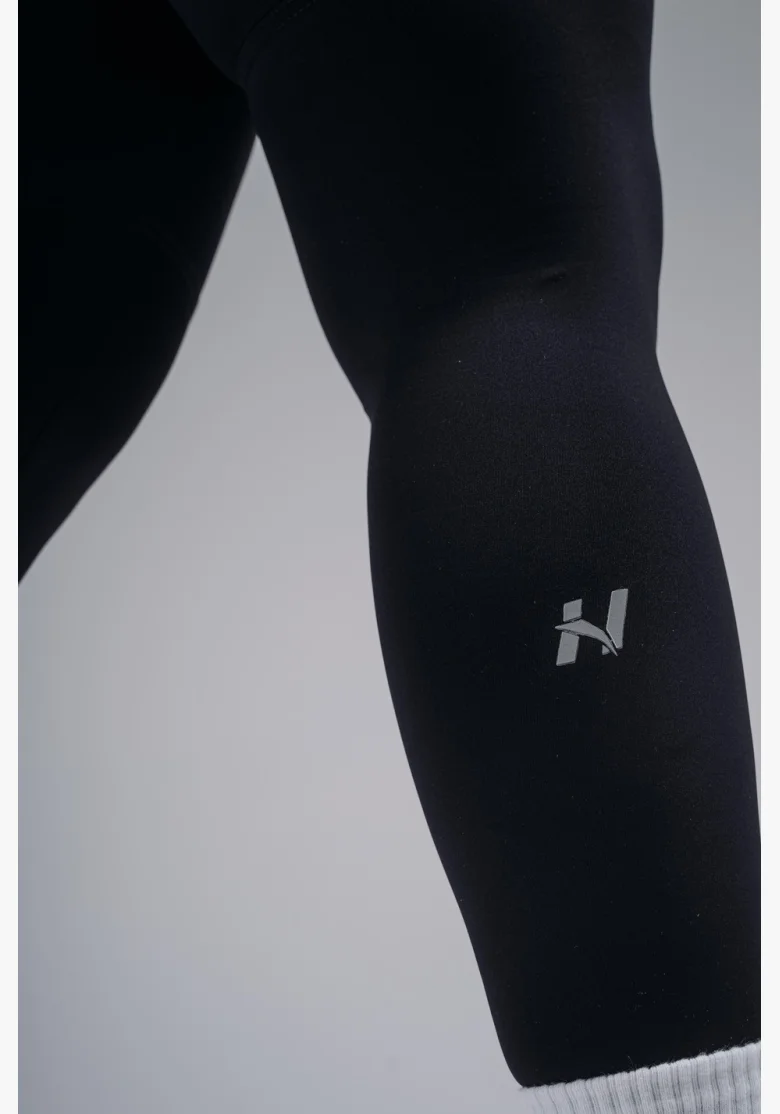 NEBBIA High-waist shaping leggings with pockets PRIMAL black