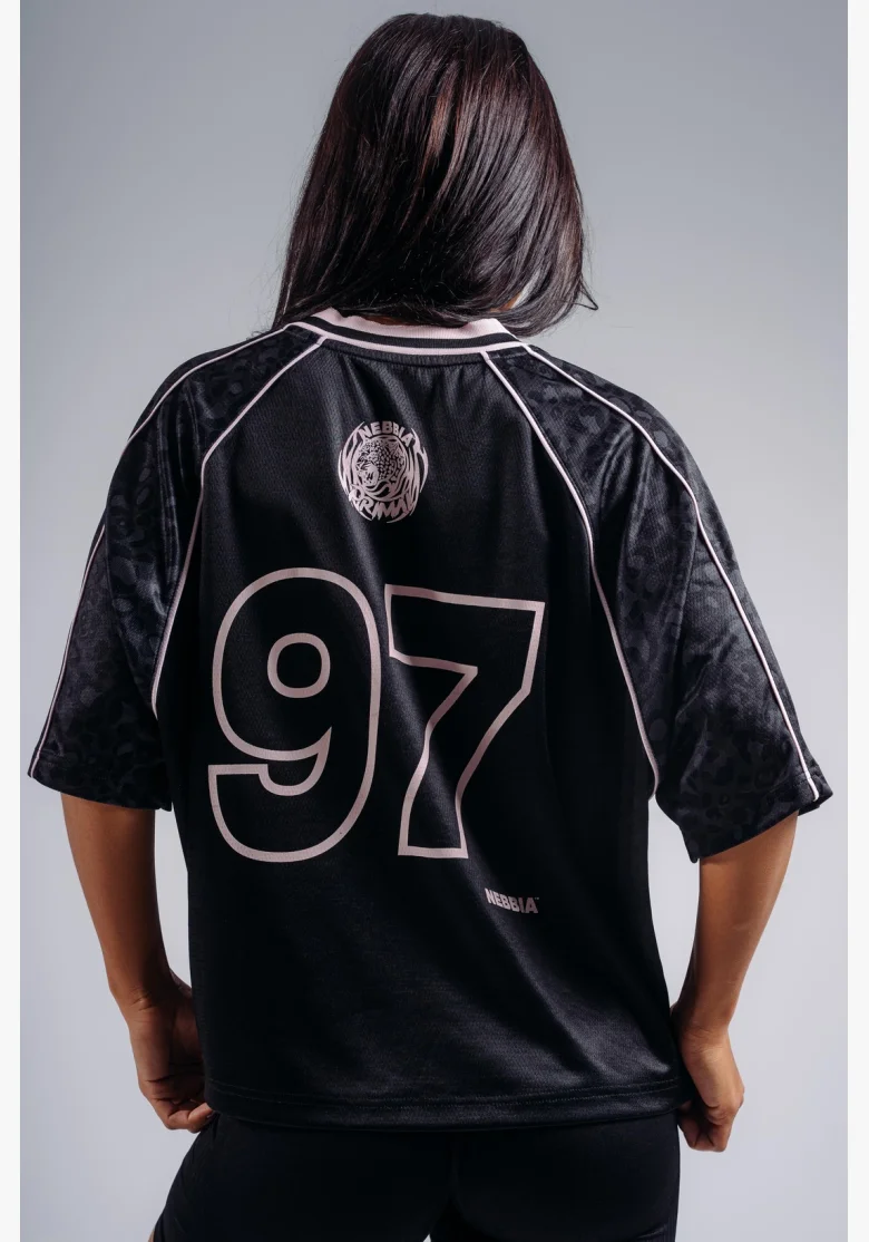 NEBBIA Oversized T-shirt '97 PRIMAL black