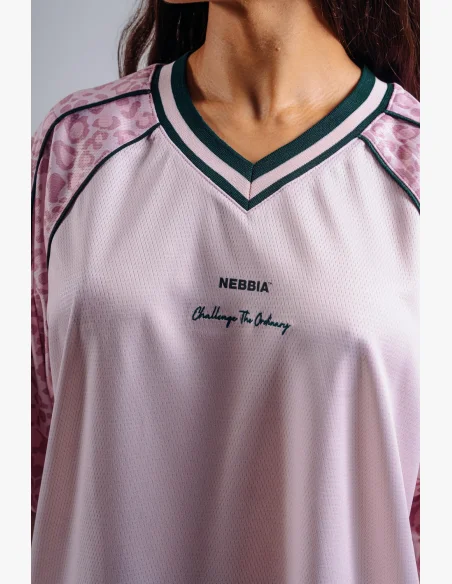 NEBBIA Oversized T-shirt '97 PRIMAL pink