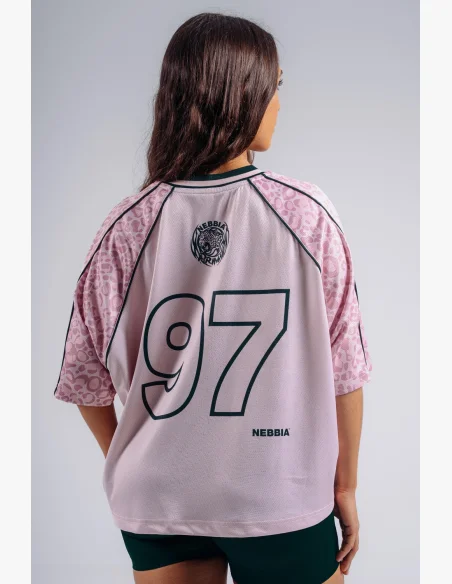 NEBBIA Oversized T-shirt '97 PRIMAL pink