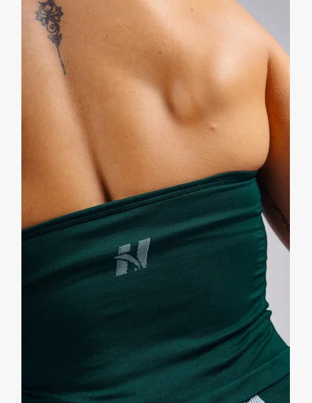 NEBBIA Halter top with built-in bra PRIMAL green